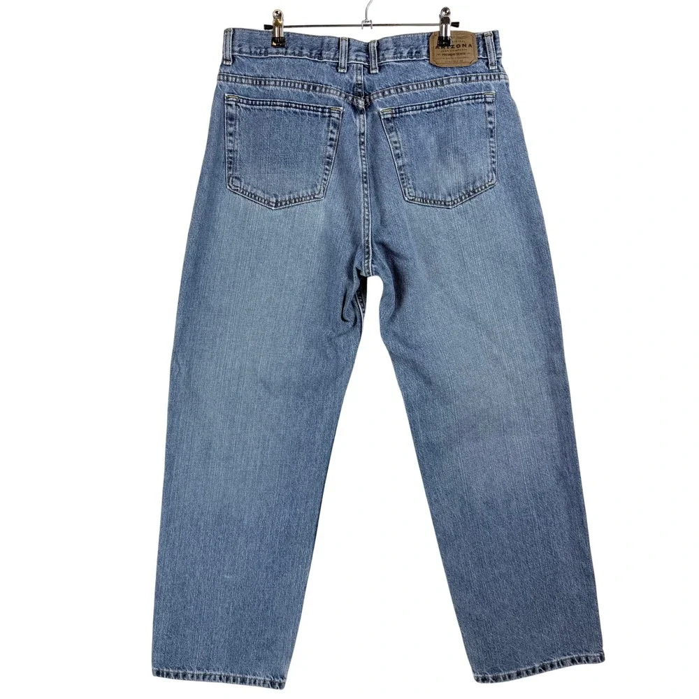 Arizona Jean‎ Co Y2K Loose Fit Mens Blue Denim Jeans 36x30 Medium Wash 4120N